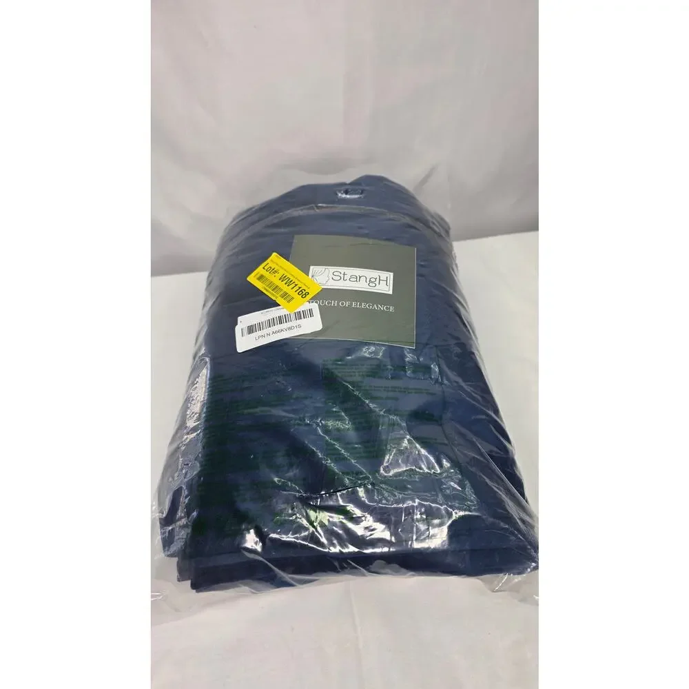 Navy Blue Velvet Curtain Blackout Backdrop Curtains W100 x L84 1 Panel